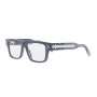 Dior Men's Designer Square Eyeglasses CDDIAMONDOS3I533000 Clear Demo Lenses (front view) img