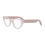 Dior Women's Designer Cat Eye Eyeglasses LADY95.22OB1I524000 Clear Demo Lens (front view) img
