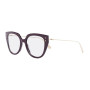 Dior Women's Designer Cat Eye Eyeglasses MISSDIOROB4I536000 Clear Demo Lens (front view) img