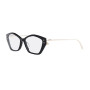 Dior Women's Designer Cat Eye Eyeglasses MISSDIOROS1F541200 Clear Demo Lens (front view) img