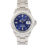 Rolex Submariner Men's Watch 40mm | Diamond Bezel | Blue Dial | Oyster Bracelet (front view) img