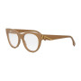 Fendi Women's Designer Round Eyeglasses FE50101I53045 Clear Demo Lenses (front view) img