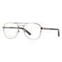Gucci Men's Designer Aviator Eyeglasses GG1290O001 Clear Demo Lenses (front view) img