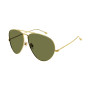 Gucci Men's Designer Aviator RX-Sunglasses GG1481S001 Green Lenses (front view) img