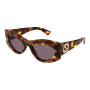 Gucci Women's Designer Cat Eye RX-Sunglasses GG1843S003 Violet Lenses (front view) img