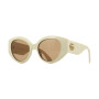 Gucci Women's Designer Cat Eye Sunglasses GG0809S002 Brown Lenses (front view) img