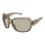 Gucci Women's Designer Rectangle RX-Sunglasses GG2176S006 Beige Lenses (front view) img