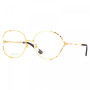 Gucci Women's Designer Round Eyeglasses GG0596OA002 Clear Demo Lenses (front view) img