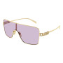 Gucci Women's Designer Shield Sunglasses GG1936S005 Violet Lenses (front view) img