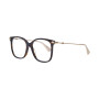 Gucci Women's Designer Square Eyeglasses GG0512O002 Clear Demo Lenses (front view) img