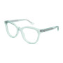 Gucci Women's Designer Square Eyeglasses GG1687O004 Clear Demo Lenses (front view) img
