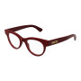 Gucci Women's Designer Square Eyeglasses GG1792O004 Clear Demo Lens (front view) img