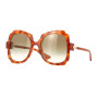 Gucci Women's Designer Square RX-Sunglasses GG1431S002 Gradient Brown Lenses (front view) img