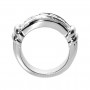 Back view of the 14K White Gold Ladies Diamond Ring 2.09ct in White color img