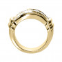 Back view of the 14K White Gold Ladies Diamond Ring 2.09ct in Yellow color img