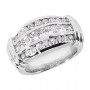 14K White Gold Ladies Diamond Ring 2.09ct in White color  img