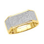 Affordable Men's Rings 10K Yellow Gold Diamond Ring 0.67ct in Yellow color  img