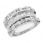 Platinum Ladies Diamond Ring 3.48ct in White color  img