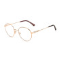 Jimmy Choo Women's Designer Round Eyeglasses JC3600DDB00/51 Clear Demo Lenses (front view) img