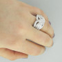 Ladies 14K Yellow Gold Pre-Set Diamond Engagement Ring 1.22ct on the body img