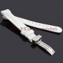 Leather Joe Rodeo Watch Strap 16mm White (front view) img