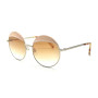 Loewe Women's Designer Round Sunglasses LW40007U33F Gradient Brown Lenses (front view) img