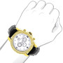 Luxurman Men's Diamond Watch 0.25ct Yellow on the body img