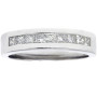 Men's 10K or 14K White Princess Gold Diamond Wedding Ring l 1ct l G-H in White color  img