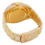 Back view of the Men's Iced Out Diamond Watch | 18k Gold Rolex Sky Dweller 42mm Oyster Bracelet img