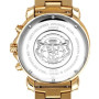 Back view of the Men's Joe Rodeo Junior Diamond Watch | 50mm | Iced Out Dial | Yellow Stainless Steel | 20ct img