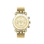Back view of the Men's Joe Rodeo Tyler Diamond Watch | 49mm | Diamond Bezel | Yellow Dial | 2ct img
