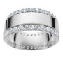 10K or 14k Gold Lab Grown Round Diamond Wedding Ring l 0.95ct l G, VS for Men in White color  img