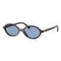 Miu Miu Women's Designer Oval RX-Sunglasses MU04ZS22C60O/50 Light Blue Lenses (front view) img