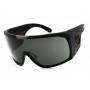 Philipp Plein Unisex Designer Shield Sunglasses SPP1540U28 Grey Lenses (front view) img
