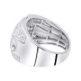Back view of the Pinky Rings: 10K Gold Diamond Ring for Men 1.5ct by Luxurman in White color img