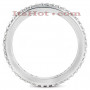 Thin Platinum Diamond Eternity Ring 0.46ct on the body img