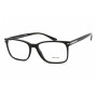 Prada Men's Designer Rectangle Eyeglasses PR14WV1AB1O1/56 Clear Demo Lenses (front view) img