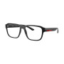 Prada Men's Designer Square Eyeglasses PS05RV1AB1O1/54 Clear Demo Lens (front view) img