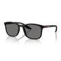 Prada Men's Designer Square RX-Sunglasses PSA08SDG002G Dark Grey Polarized Lenses (front view) img