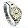 Rolex Oyster Perpetual Datejust Women's Diamond Watch | 26mm | Automatic Movement | Silver Dial (front view) img