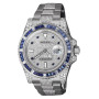 Rolex Submariner Date Custom Diamond Stainless Steel with Sapphire Diamond Bezel (front view) img