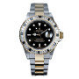 Rolex Submariner Two Tone Watch with Custom Diamond Bezel 16613 (front view) img