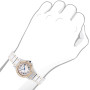 Cartier Santos Octagon 18K Gold and Stainless Steel Diamond Women's Watch 25mm 1.5ct Automatic Movement (front view) img