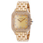 27mm Cartier Panthere Women's Diamond Watch 18k Gold | Yellow Dial 1.5ct (front view) img