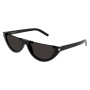 Saint Laurent Men's Designer Oval Sunglasses SL563001 Black Lenses (front view) img