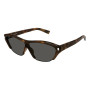Saint Laurent Men's Designer Shield Sunglasses SL704003 Grey Lenses (front view) img