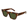 Saint Laurent Men's Designer Square Sunglasses SL469002 Green Lenses (front view) img