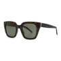 Saint Laurent Women's Designer Square Sunglasses SLM143002 Grey Lenses (front view) img