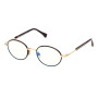 Tom Ford Men's Designer Oval Eyeglasses FT5973-B050/49 Clear/Blue-Light Block Lenses (front view) img