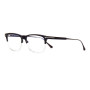 Tom Ford Men's Designer Rectangle Eyeglasses FT5589-B003 Clear Demo Lenses (front view) img